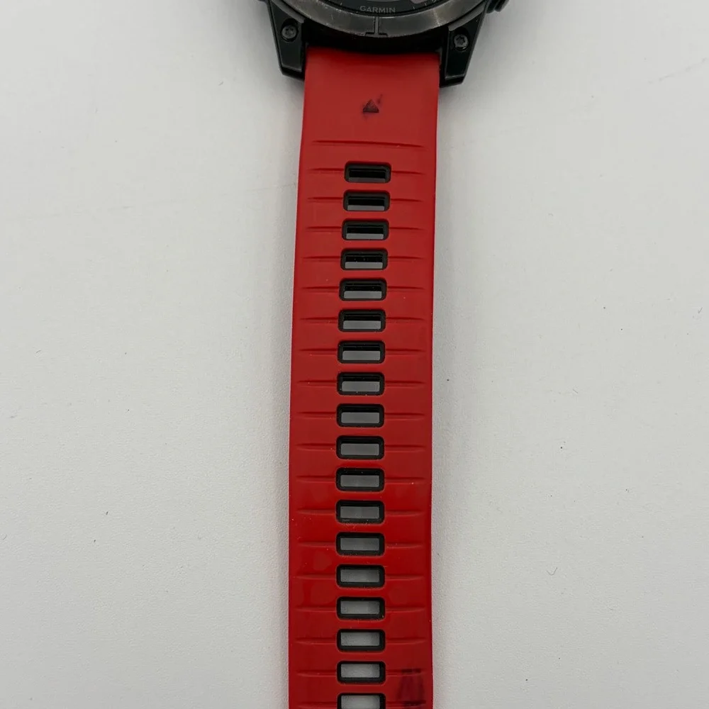 Garmin FENIX 7 Solar 51mm GPS Smartwatch - Black Red Band